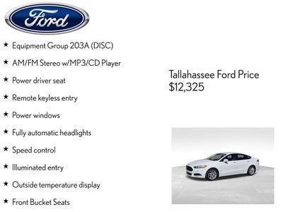 2013 Ford Fusion SE