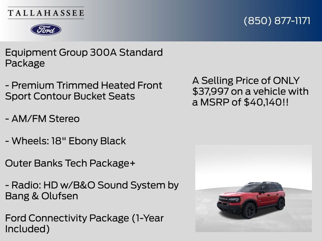 2026 Ford Bronco Sport Outer Banks