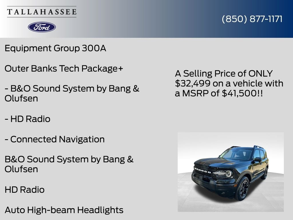 2025 Ford Bronco Sport Outer Banks