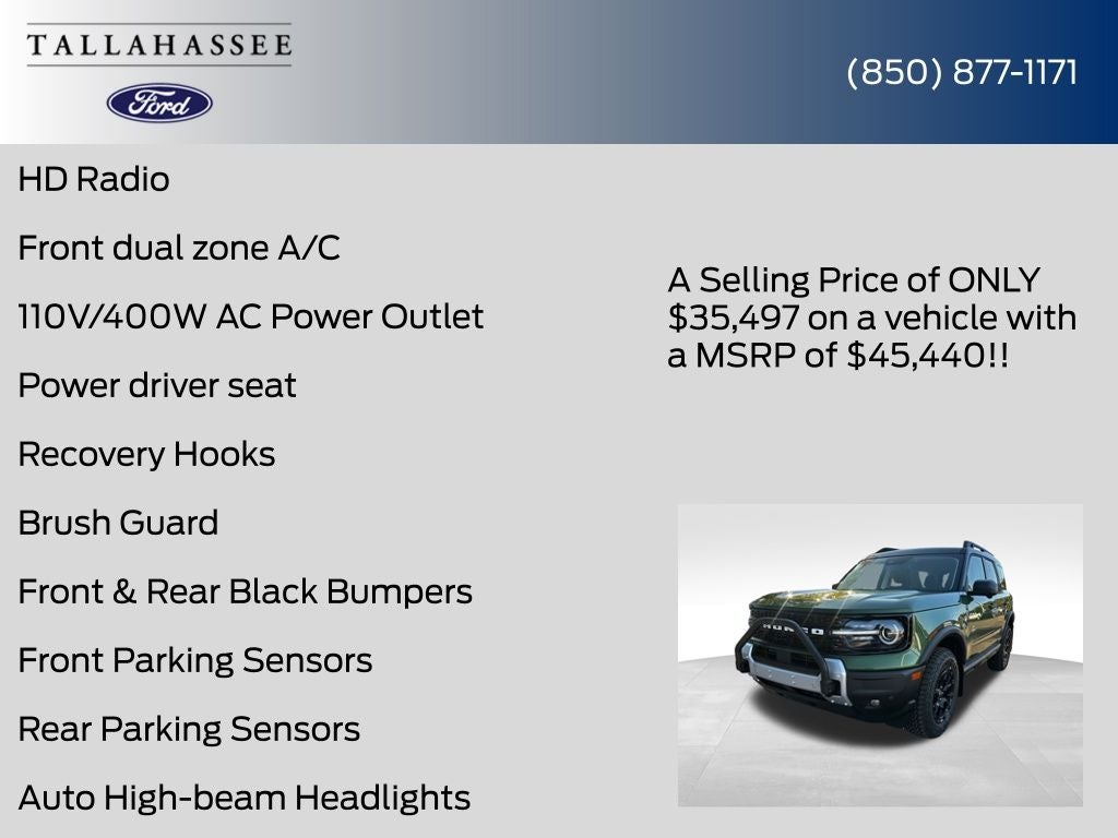 2025 Ford Bronco Sport Outer Banks