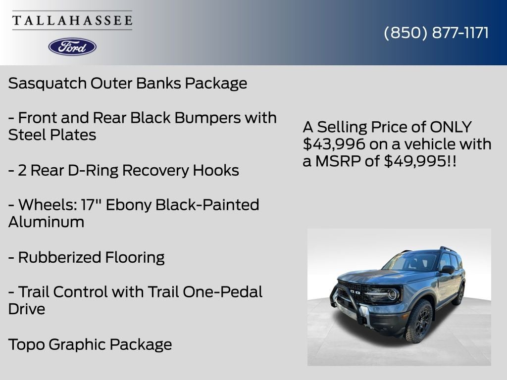 2026 Ford Bronco Sport Outer Banks