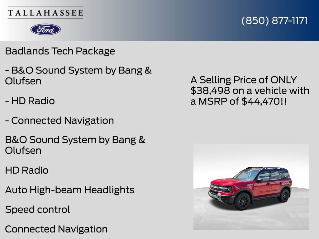 2025 Ford Bronco Sport Badlands