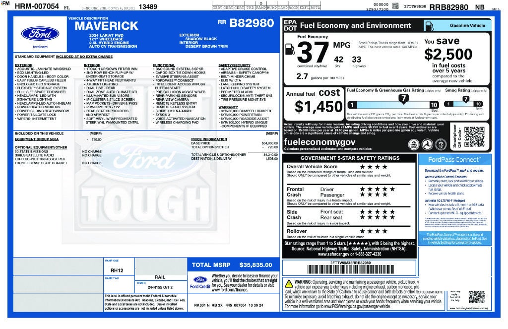 2024 Ford Maverick Lariat
