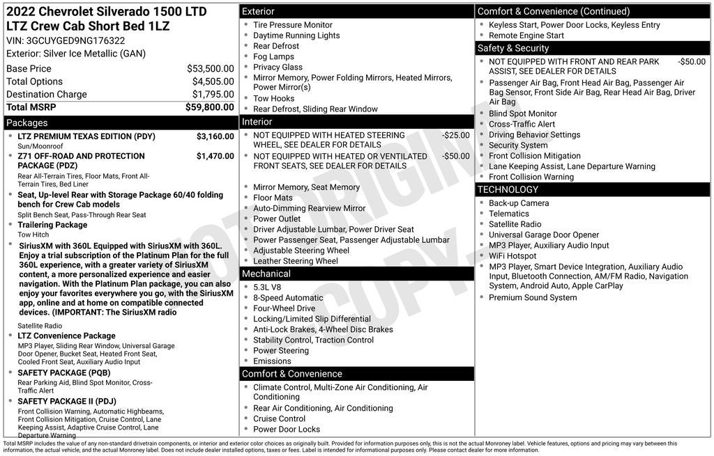 2022 Chevrolet Silverado 1500 LTD LTZ
