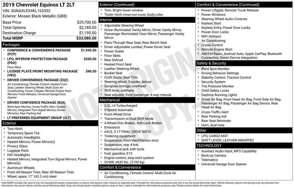 2019 Chevrolet Equinox LT