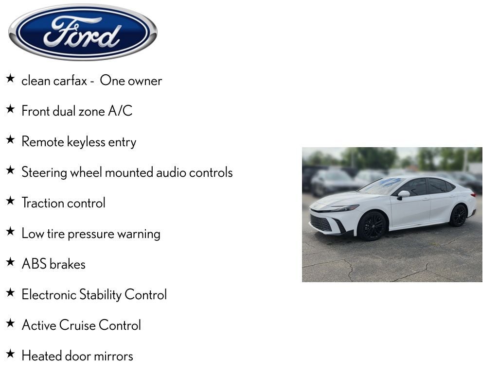 2025 Toyota Camry SE