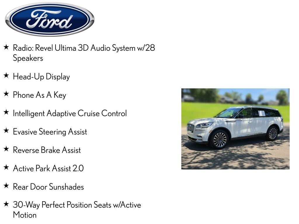2022 Lincoln Aviator Reserve