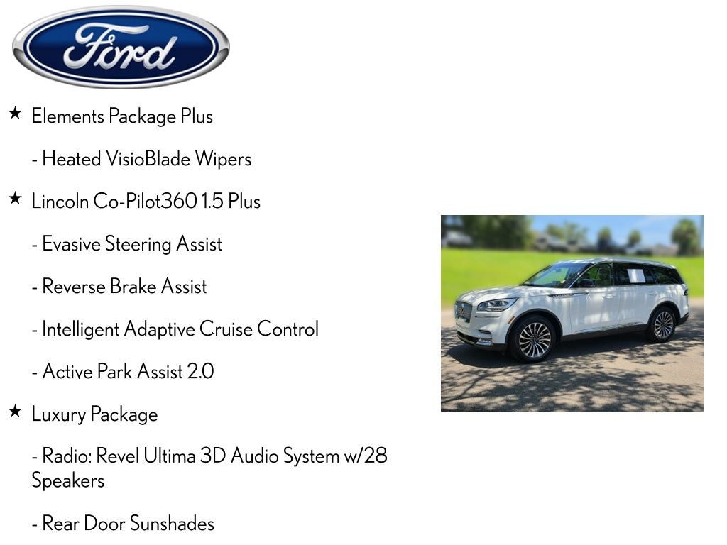 2022 Lincoln Aviator Reserve