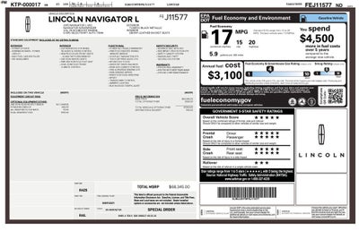 2015 Lincoln Navigator L Base