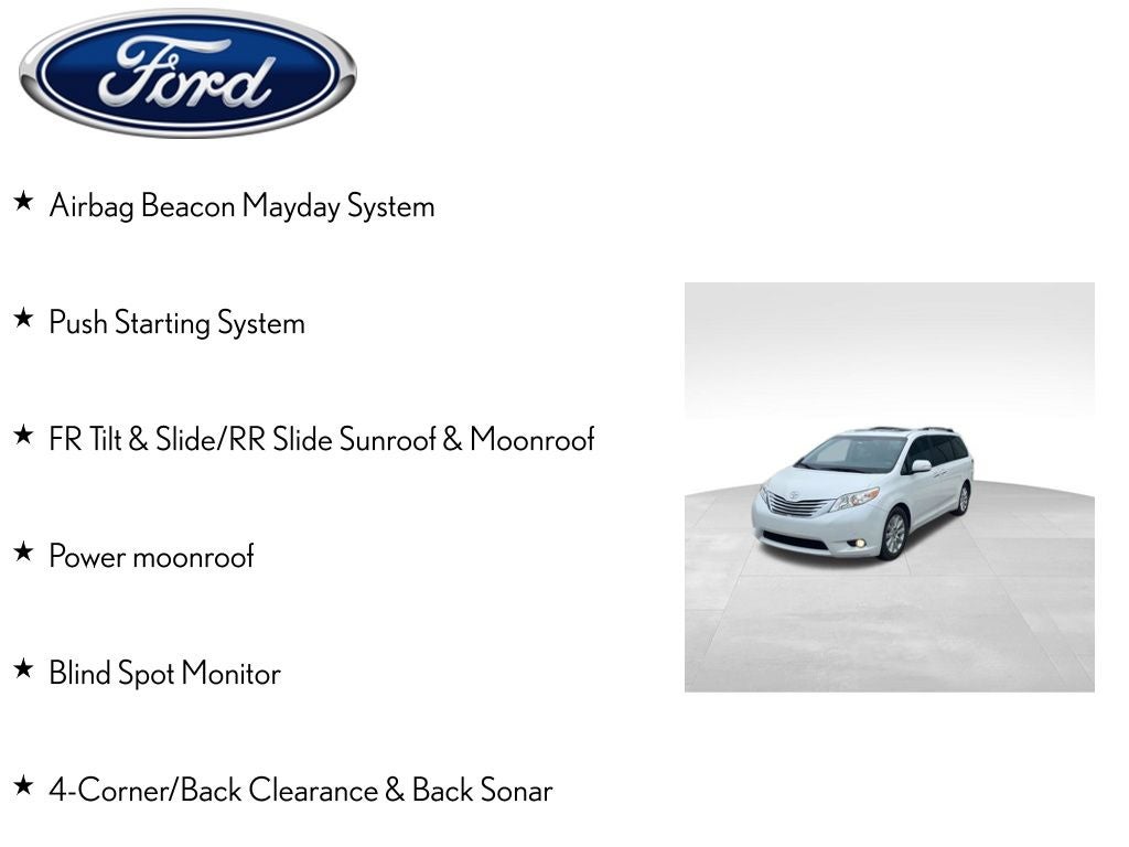 2014 Toyota Sienna Limited 7 Passenger