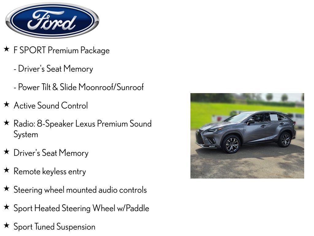 2020 Lexus NX 300 F Sport