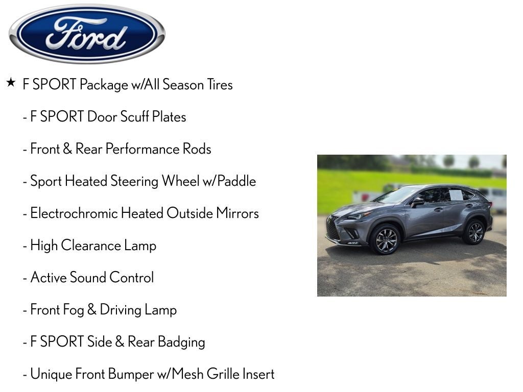 2020 Lexus NX 300 F Sport