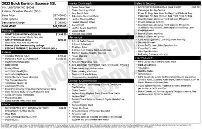 2022 Buick Envision Essence