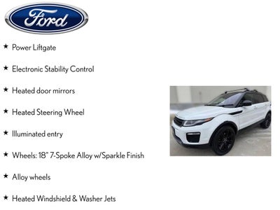 2018 Land Rover Range Rover Evoque SE Premium