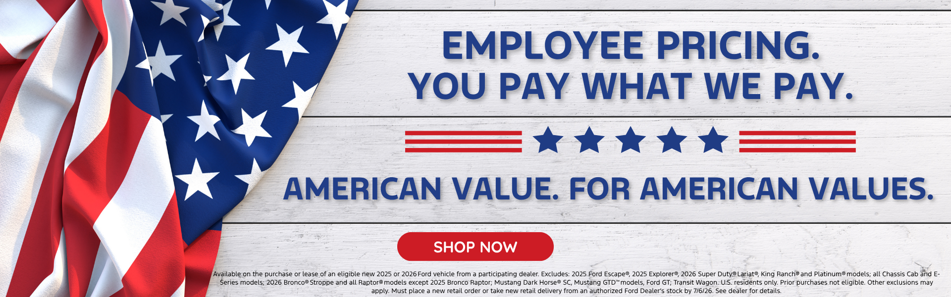 Employee Pricing at Tallahassee Ford